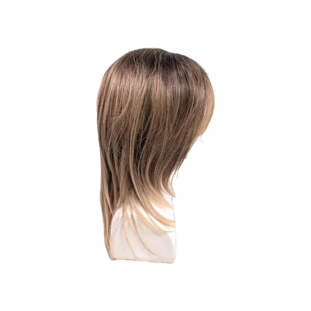 Unbranded Short Brown Blonde Ombre Synthetic Wig‎ Layered Hair